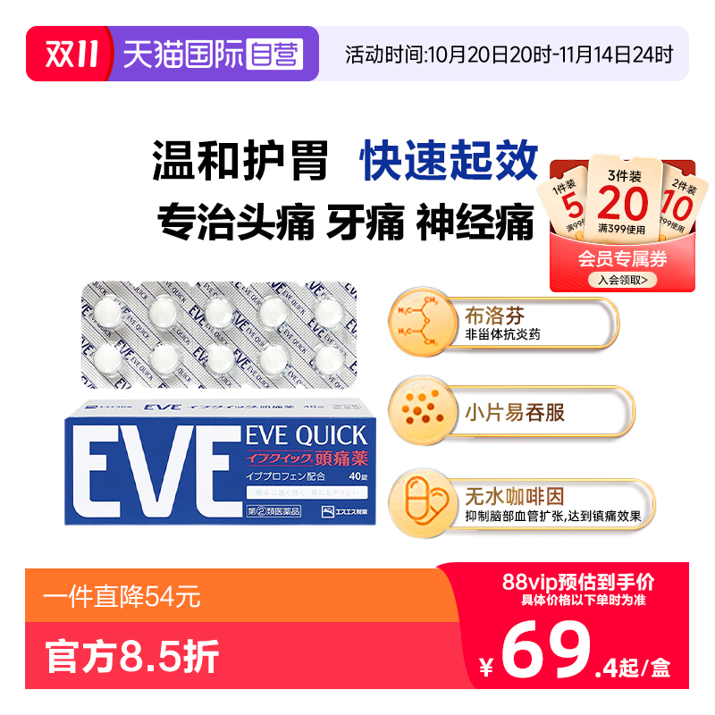 头痛痛经牙疼      布洛芬止疼药