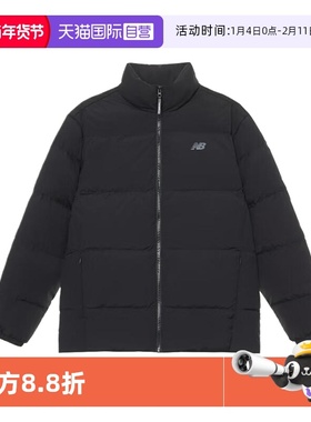 【自营】New Balance男女款保暖羽绒服简约休闲外套AMJ44302-BK