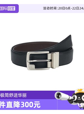 【自营】Calvin Klein/CK26新款男士经典皮革针扣式皮带腰带礼物