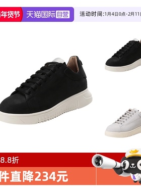 【自营】Emporio Armani阿玛尼 男士系带休闲运动鞋X4X264 XF570