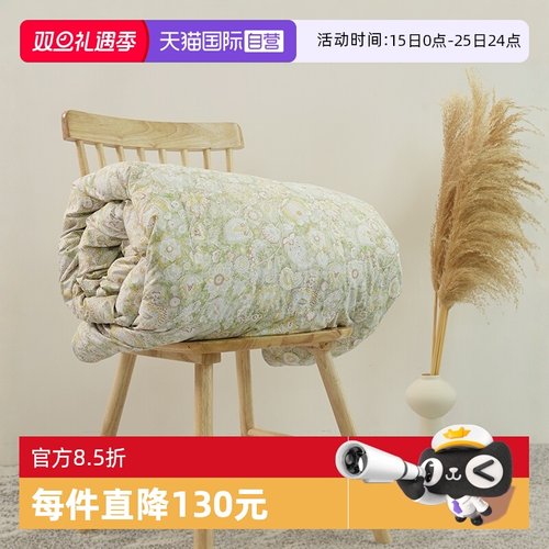 舒适保暖白鹅绒丝春秋被芯