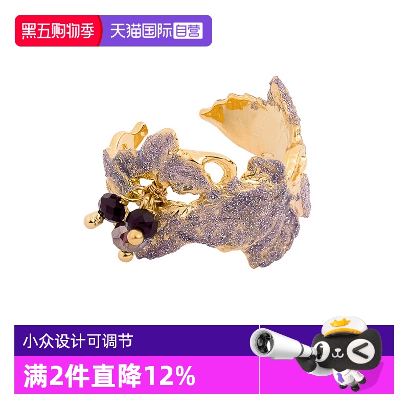 开口戒蔓越莓红色系指环OSEWAYA