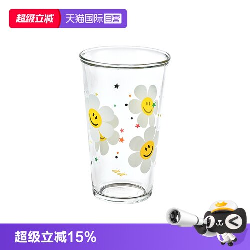 【自营】Glasslock&wigglewiggle联名款高颜值玻璃水杯咖啡杯新款
