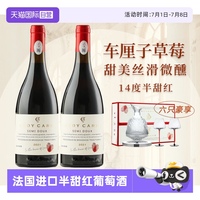 法國進(jìn)口半甜紅葡萄酒熱紅酒禮盒