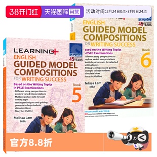 【自营】SAP Learning English Guided Model Compositions For Writing Success 新加坡英语写作练习精选范文小学5-6年级英文原版