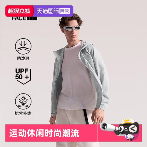 【自营】北面UPF防晒皮肤衣外套男户外防泼水夹克TheNorthFace8EZ