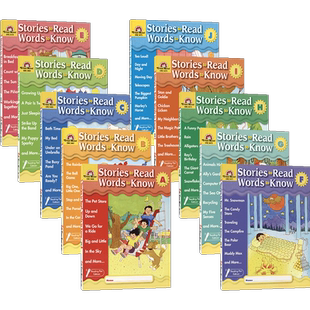 【自营】SAP Rainbow Math English Evan-Moor Stories To Read Smart Start Sight Words 幼儿园小学儿童进口教辅点读版 英文原版