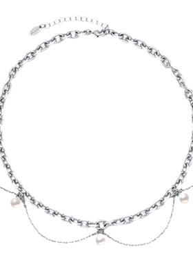 浮游生物双层缠绕设计项链