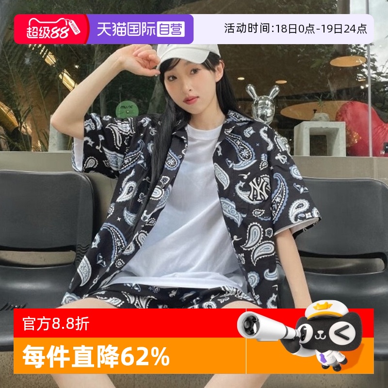 MLB男女上衣翻领衬衫运动服