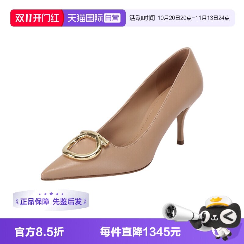 菲拉格慕女士高跟鞋皮鞋