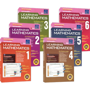【自营】SAP Learning Mathematics 1-6 新加坡数学 小学教材教辅 儿童学习系列英语练习册 learning math 英文原版进口图书