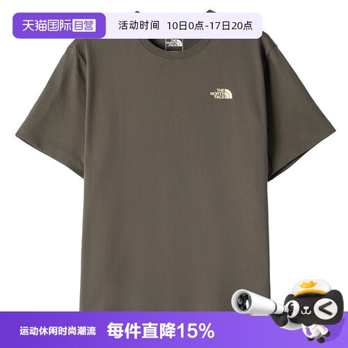 【自营】北面The North Face短袖T恤男女同款印花户外速干透气