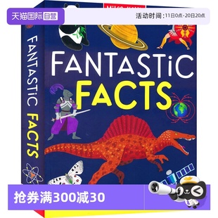儿童科普 自营 Facts 800 英文原版 Kelly 小学生英语课外读物 Miles 进口图书 Fantastic 小知识 奇妙事实百科