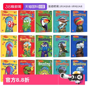 【自营】原版进口麦克劳希尔出版WonderSkills Reading 分级阅读训练教材 培养小学英语阅读技能培养 美国加州学校教材在家自学