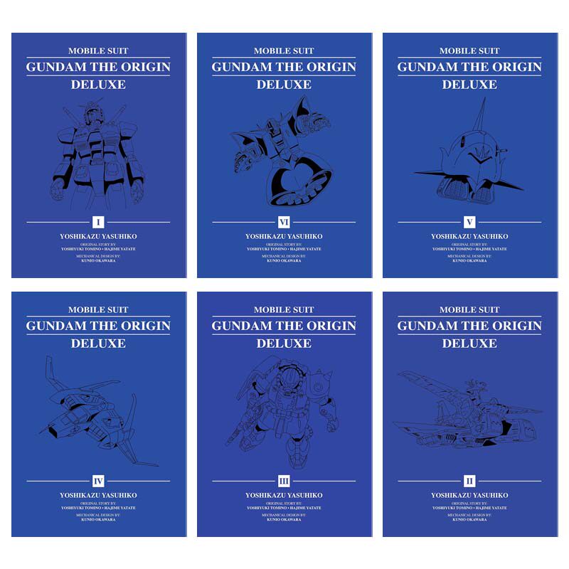 【自营】预售 英文原版 Mobile Suit Gundam: THE ORIGIN Deluxe 机动战士高达 豪华版 1-6 YASUHIKO YOSHIKAZU 漫画 精装