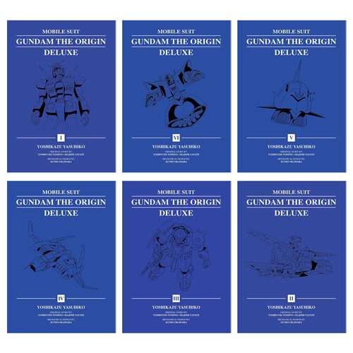 【自营】预售 英文原版 Mobile Suit Gundam: THE ORIGIN Deluxe 机动战士高达  豪华版 1-6 YASUHIKO YOSHIKAZU 漫画 精装