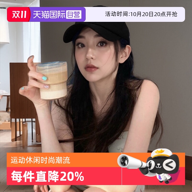 MLB男女棒球帽弯檐遮阳遮阳帽