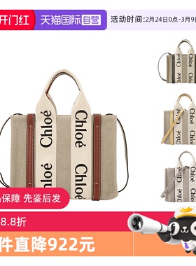 【自营】蔻依CHLOE女士小号帆布包手提单肩斜挎包CHC22AS397I26