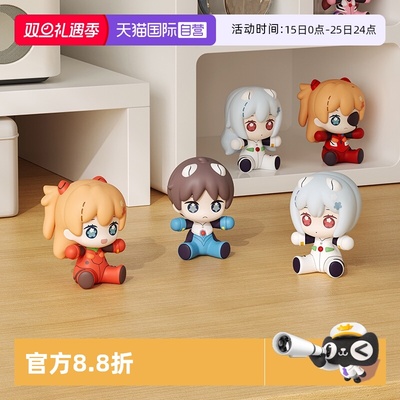 【自营】GSC 新世纪福音战士 Huggy EVA明日香 绫波丽 冰箱贴手办