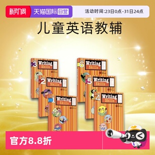 哈考特家庭辅导 自营 Writing 写作技巧和思路 儿童英语教辅英文原版 Family 6年级练习册 Harcourt 图书 Learning 小学1 Skills