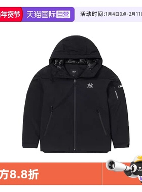 【自营】MLB男装女装秋季新款运动休闲保暖羽绒服3ADJB015650BKS