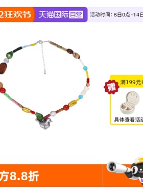 【自营】VITARING项链女小鸟吊坠锁骨链彩色撞色多巴胺颈链首饰