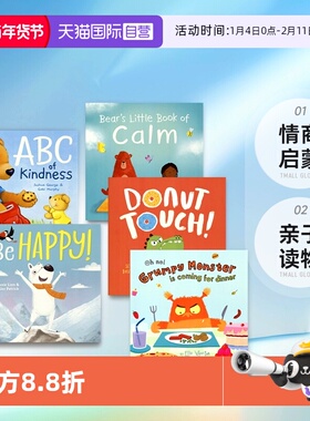 【自营】Donut Touch ABC 趣味成长故事绘本 情商启蒙 亲子读物 品行习惯管理 学分享 学数数 英语早教读物 英文原版进口儿童图书