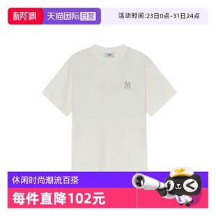 运动休闲短袖 男女情侣潮流百搭纯色时尚 MLB T恤3ATSB5053 自营