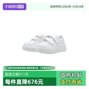 Studios秋冬男女同款 Acne Face魔术贴运动白色厚底老爹鞋 自营