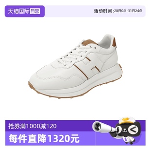 系带厚底休闲运动鞋 小白鞋 自营 HXW6410EH41 Hogan女士皮革时尚