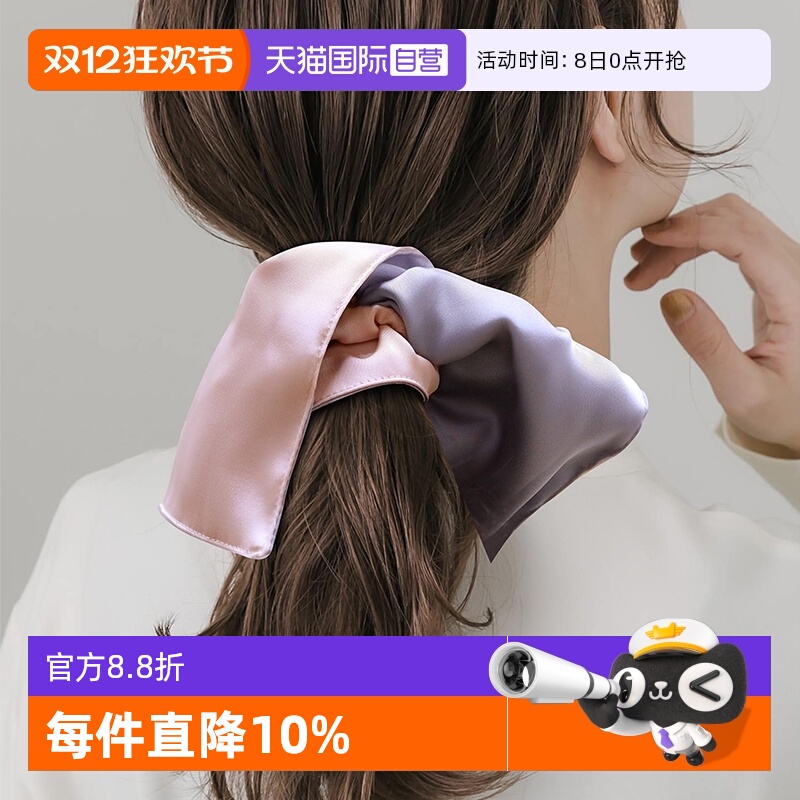 OSEWAYA发圈缎面方巾头绳