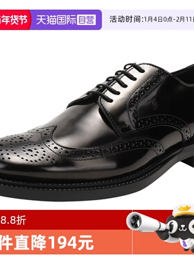 【自营】Tod'S 托德斯 男士牛皮系带皮鞋德比鞋 XXM62C00C10AKT