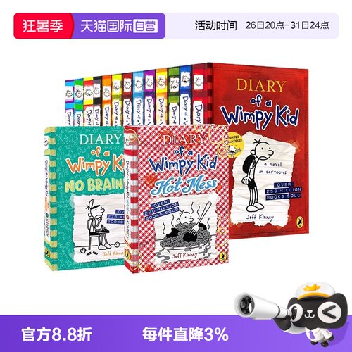 小屁孩日记英文原版漫画章节书