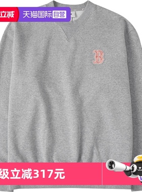 【自营】MLB卫衣男女装新款休闲运动服宽松套头衫上衣3AMTB1134