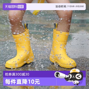 男女童雨靴宝宝防滑水鞋 CreatureHabits儿童雨鞋 防水中筒 自营