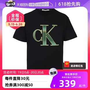 自营 保税仓 Calvin 短袖 Klein 凯文克莱舒适百搭T恤CK男士