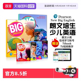 big English新版 第二版 english123456级美式 进口图书new 小学英语教材bigenglish教材big 发音朗文培生少儿英语教材朗文家 自营