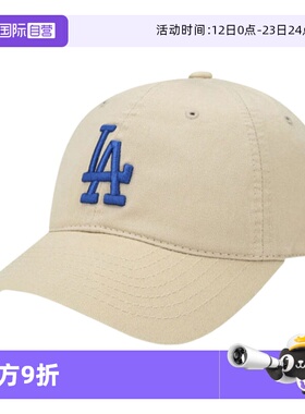 【自营】MLB男女帽22新款LA大标帽鸭舌帽棒球帽潮3ACP6601N-07BGS