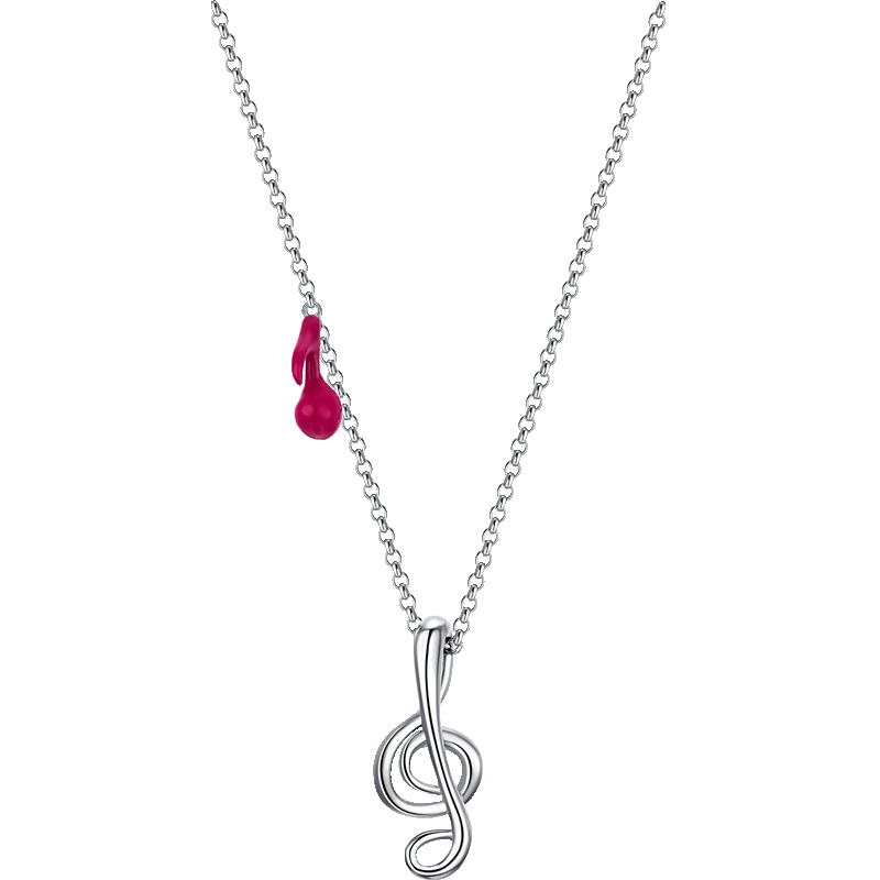 时尚个性高级感音符吊坠项链