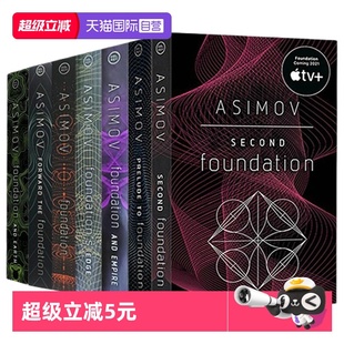Foundation 自营 英文原版 7册 Asimov 新版 Isaac 现货 艾萨克阿西莫夫 银河帝国基地 科幻小说书 小说