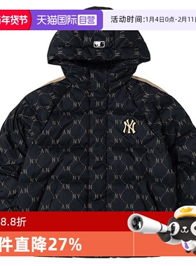 【自营】MLB绒服男女装新款运动服经典复古老花羽绒外套3ADJM0546