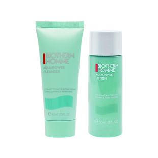 【自营】碧欧泉男士水动力洁面40ml爽肤水30ml护肤套装试用装