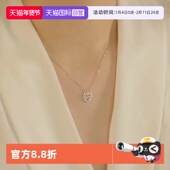 锁骨链纯银 beauty复古贝壳椭圆玫瑰花项链女法式 自营 daisy