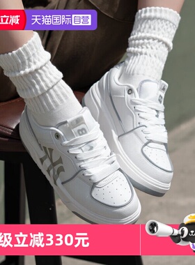 【自营】MLB板鞋男女童鞋新款低帮休闲鞋耐磨缓震板鞋3ASXCLB3N