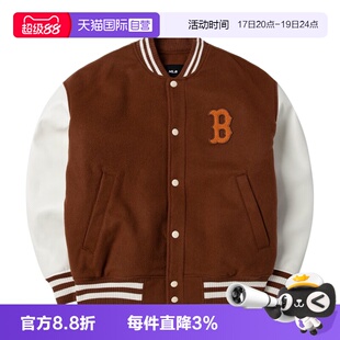 【自营】MLB棉服男女装休闲时尚运动服学院风夹克棒球服外套