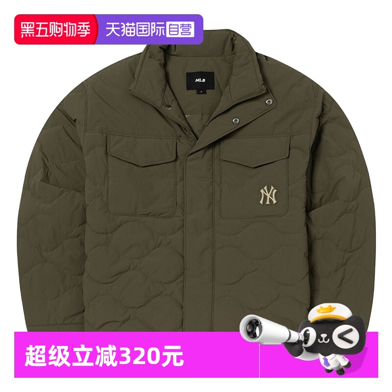 【自营】MLB羽绒服新款男女装情侣潮流休闲服保暖外套棉羽运动服