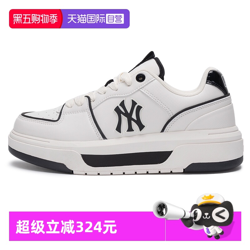 MLB休闲鞋男女鞋新款厚底运动鞋