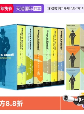 【自营】英文原版 The Second World War 丘吉尔二战回忆录 6册礼盒装 历史战争章节小说巨著 Winston S. Churchill