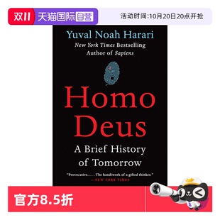 尤瓦尔赫拉利 自营 Deus Yuval 人类简史三部曲之一 未来简史 Harari 预售 历史著作人类命运大议题 Homo Noah 从智人到智神