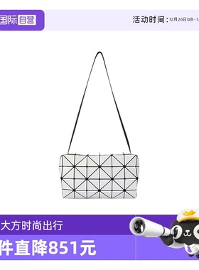 【自营】ISSEY MIYAKE 三宅一生 女士女士单肩包银色AG422 91